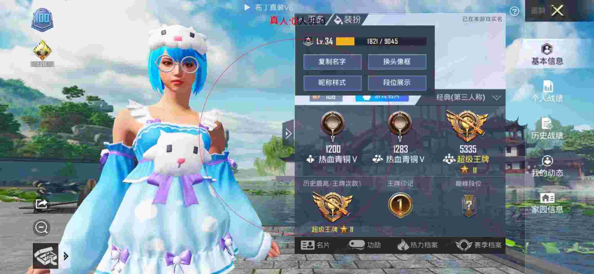 和平精英布丁直装透视 - 和平辅助店卡座设计效果图辅助预览图
